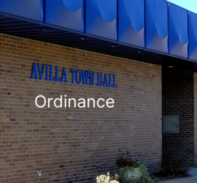 Avilla Indiana Town Ordinance